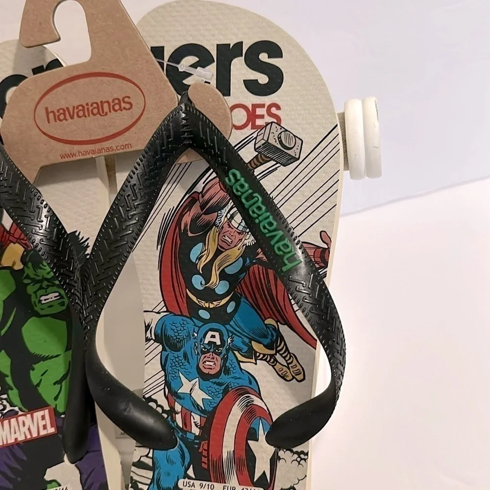 Havaianas Men's AVENGERS Flip-Flop, Beige, 9/10 US IR41/42 EU NWT